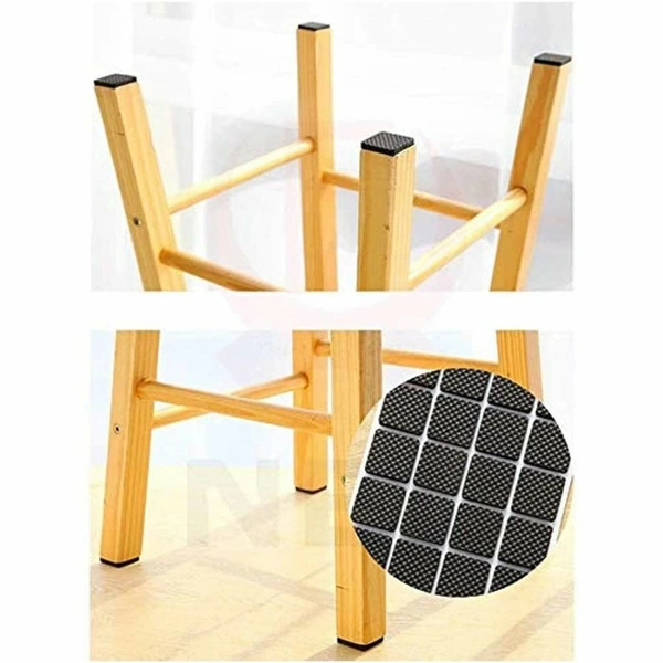 Md Enterprise 12 PCS FURNITURE SOFT ANTI SLIP MAT (SQUARE) - black, ⭐⭐⭐⭐⭐