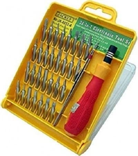 md enterprise 33 IN 1 SCREWDRIVER TOOL KIT (JK-6066-B)  - red + yellow, ⭐⭐⭐⭐⭐