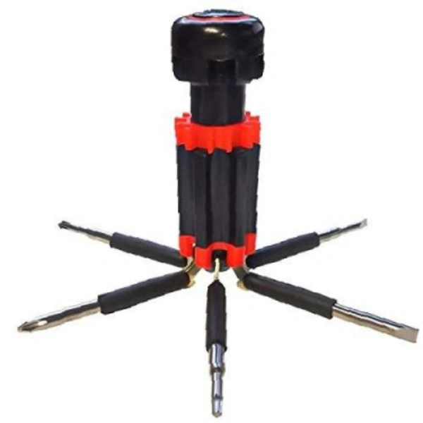 md enterprise 8 IN 1 SCREW DRIVER - red + black, ⭐⭐⭐⭐⭐
