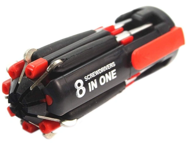 md enterprise 8 IN 1 SCREW DRIVER - red + black, ⭐⭐⭐⭐⭐