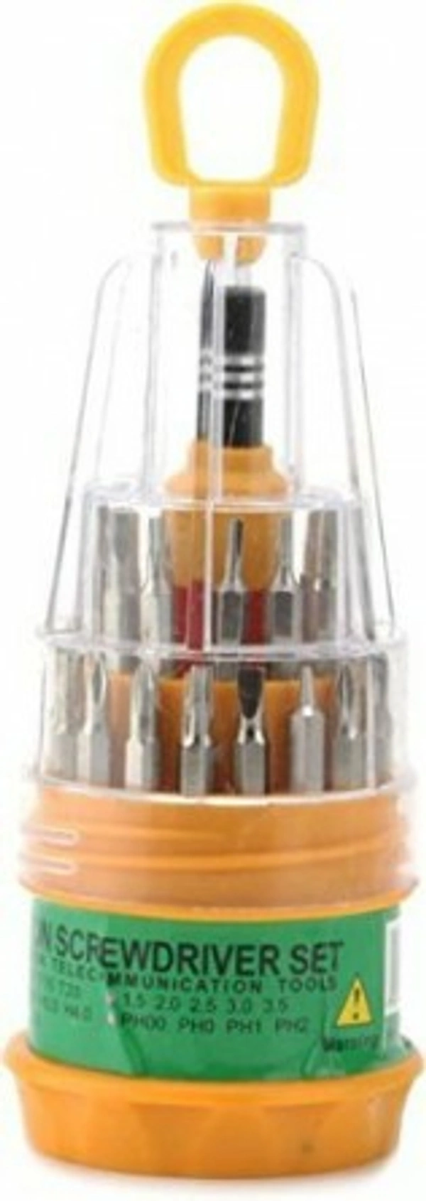 Md Enterprise JACKLY 6036 MINI SCREWDRIVER SET OF 31 - yellow, ⭐⭐⭐⭐