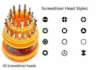 Md Enterprise JACKLY 6036 MINI SCREWDRIVER SET OF 31 - yellow, ⭐⭐⭐⭐