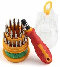Md Enterprise JACKLY 6036 MINI SCREWDRIVER SET OF 31 - yellow, ⭐⭐⭐⭐