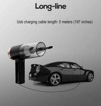Md Enterprise 12V CAR VACUUM CLEANER STONGER SUCTION* - ⭐⭐⭐⭐⭐, Black