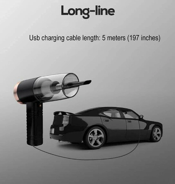Md Enterprise 12V CAR VACUUM CLEANER STONGER SUCTION* - ⭐⭐⭐⭐⭐, Black