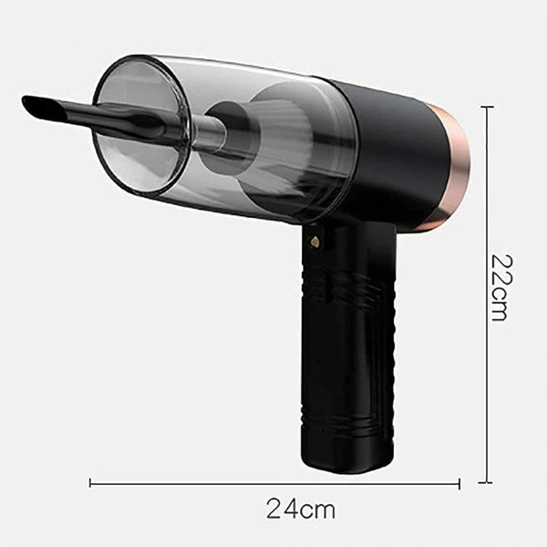 Md Enterprise 12V CAR VACUUM CLEANER STONGER SUCTION* - ⭐⭐⭐⭐⭐, Black