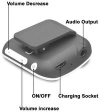 Hitage BR-872 Wireless Bluetooth Adapter WithEarphone Wired Gaming Headset (White, In theEar) - White, 1