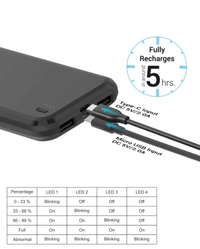 PORTRONICS BRICK 10  - black