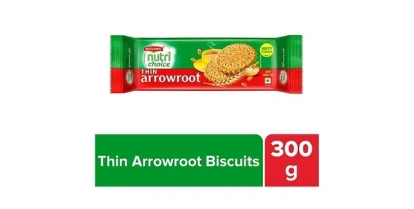 Britannia Nutri Choice Thin Arrarut Biscuit 300 Gm