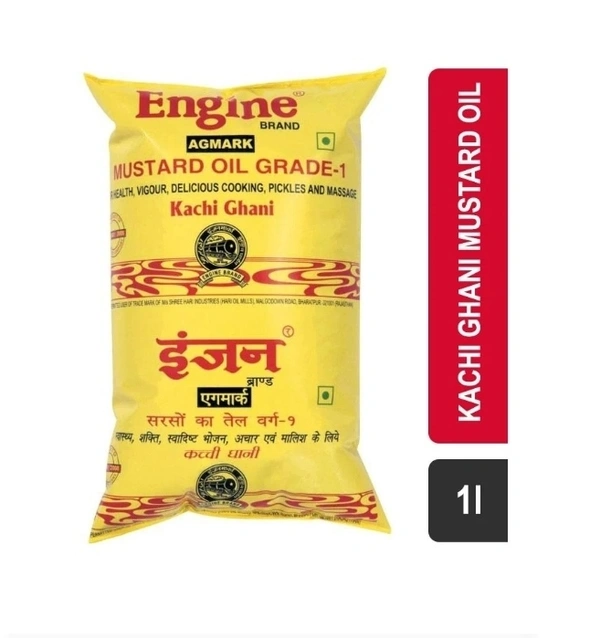 Engine Brand Kacchi Ghani Mustared Oil 