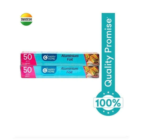 Happy Home Aluminum Foil 50 Gm
