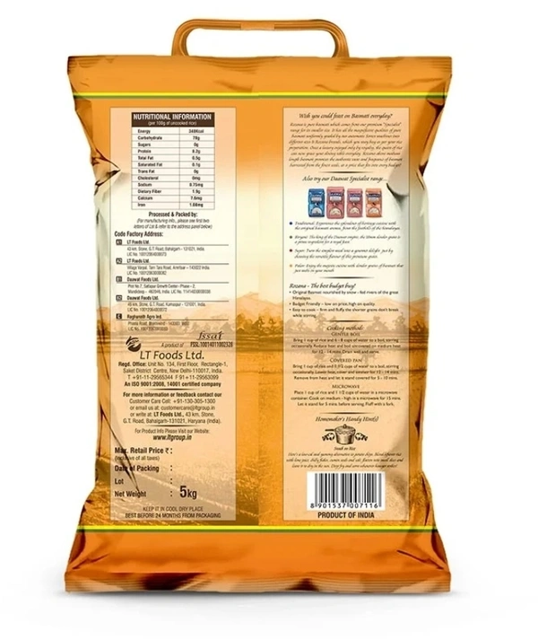 Dawat Rozana Supar Basmati Rice