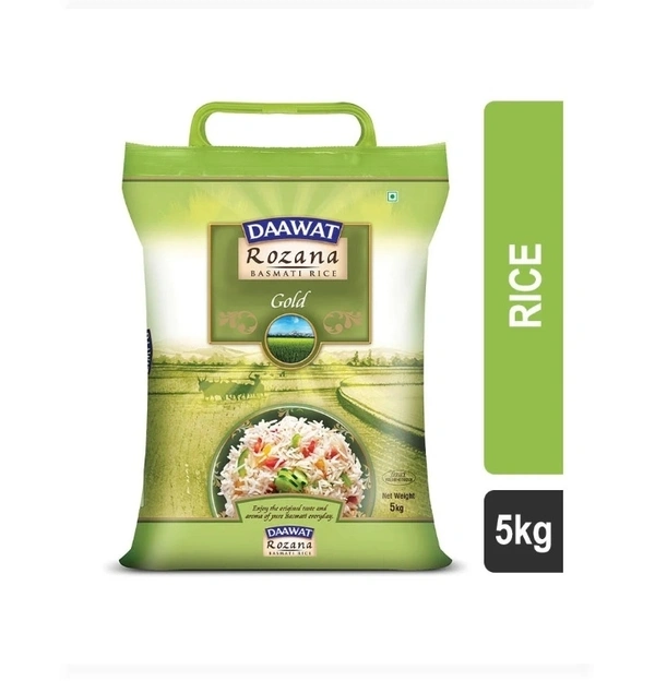 Dawat Rozana Gold Basmati Rice 5 Kg