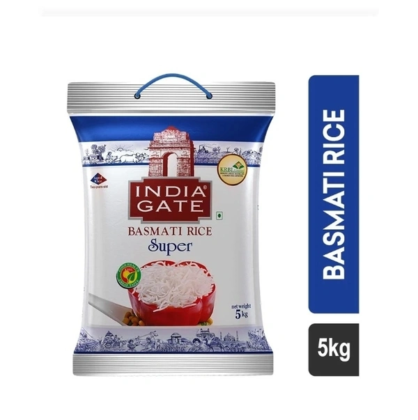 India Gate Supar Basmati Rice 5kg