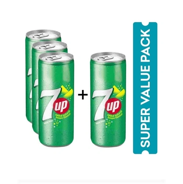 7Up Can Family Pack 4 Can