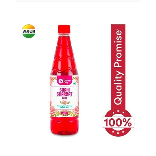 Happy Day Shahi Rose Sarbat 750ml