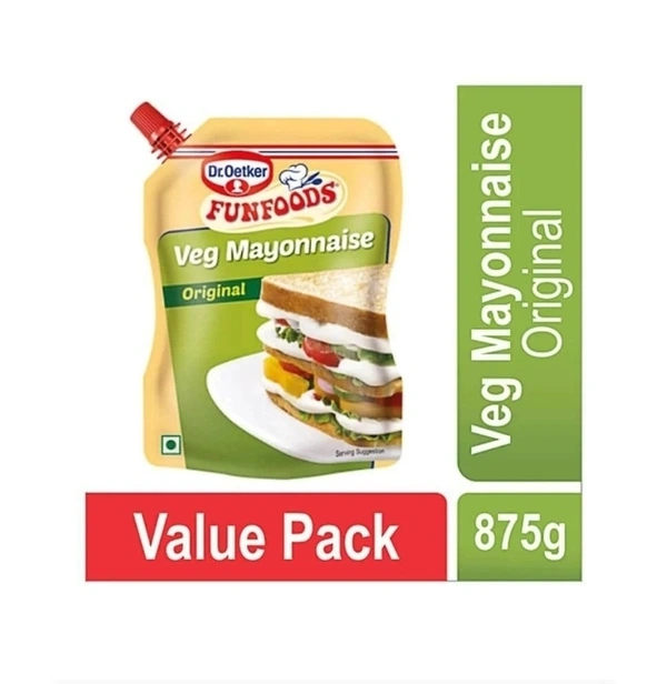 Dr Oetker Fun Food Veg Original Mayonnaice 875 Gm
