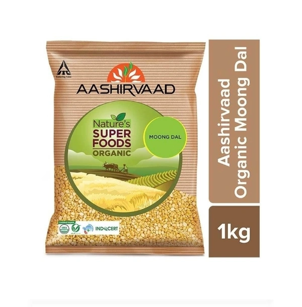 Ashirvaad Nature Super Foods Organic Mung Dal 1 Kg