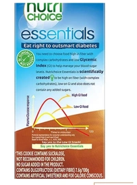Britannia Nutri Choice Essential With No Added Sugar Diabetic Friendly Biscuit 150gm