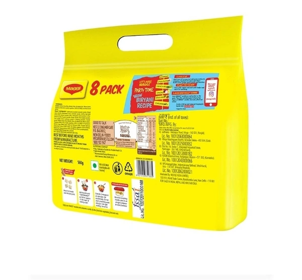 Maggi Masala Nudels Pack Of 8, 560gm
