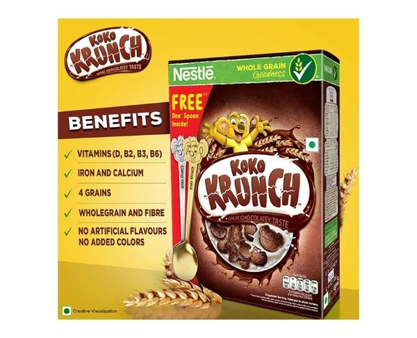 Nestle Coco Crunch Choklate Flavour Cornflex Breakfast 350gm