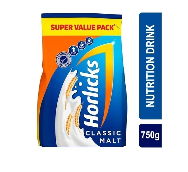 Horlicks Classic Melt Health & Nutrition Drink 750 Gm Refill Pack