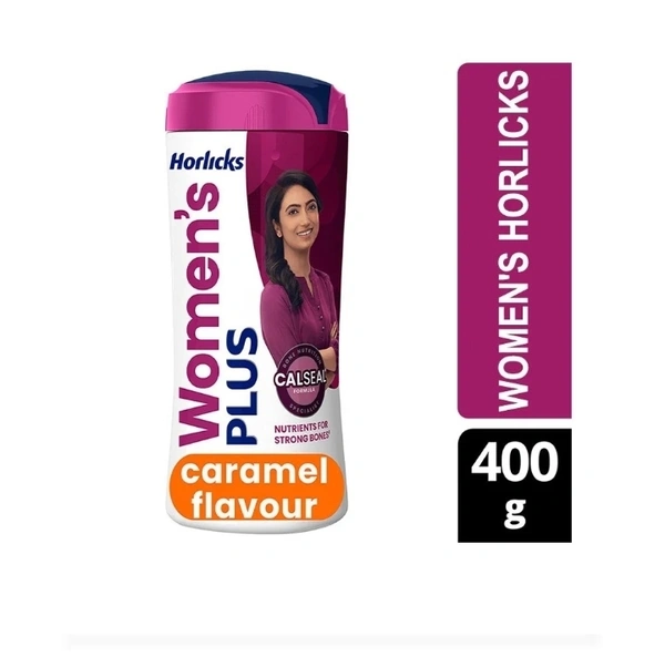 Horlics Woman Plus Caramel Health & Nutrition Drink 400gm 