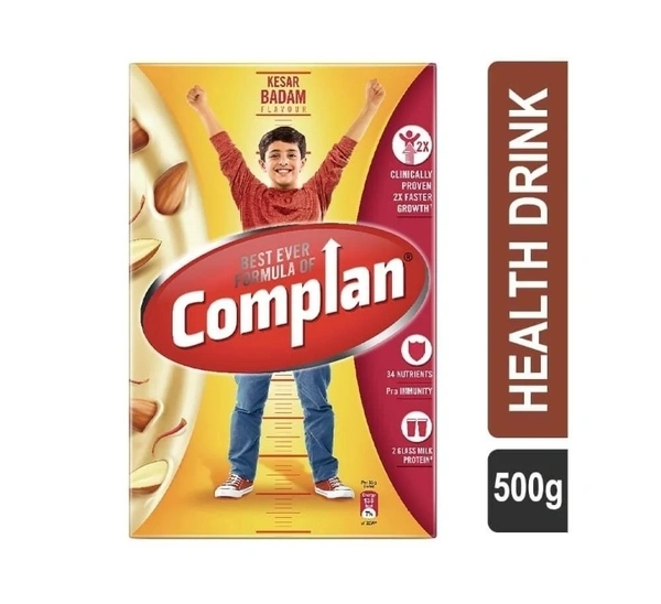 Complan Kesar Badam Nutrition Health Drink 500gm 