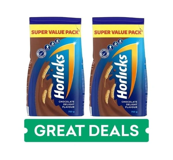 Horlics Choklate Delight Health & Nutrition Drink 2x750gm