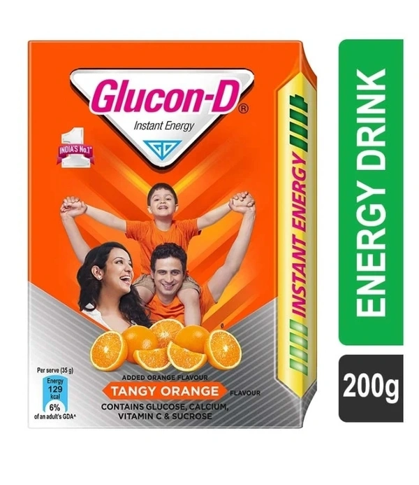 Glucon -D Tangi Orenge Instant Energy 200gm