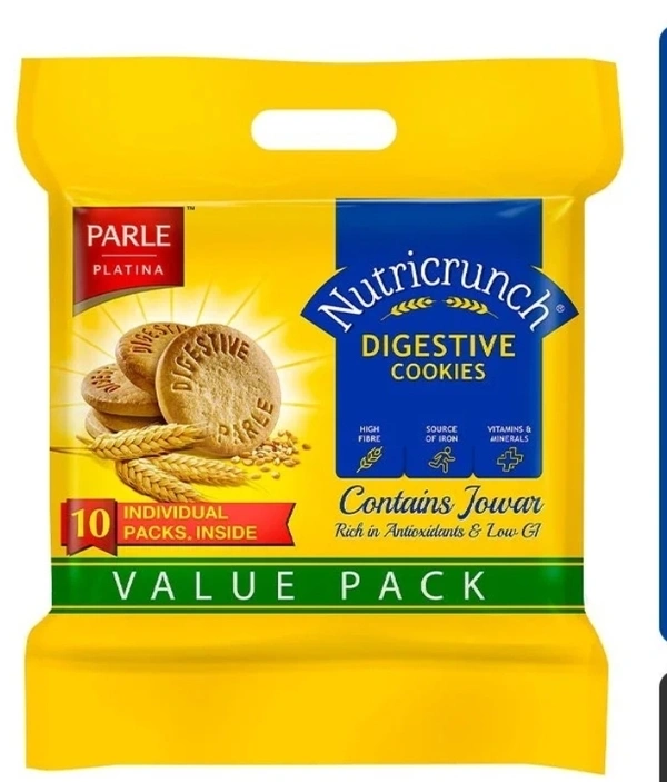 Parle Platina Nutri Crunch Clasic Desestive Cooke 10x100gm