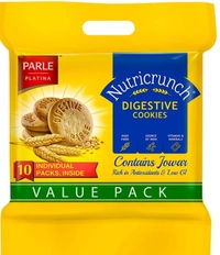 Parle Platina Nutri Crunch Clasic Desestive Cooke 10x100gm