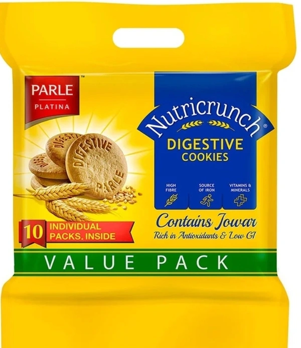 Parle Platina Nutri Crunch Clasic Desestive Cooke 10x100gm