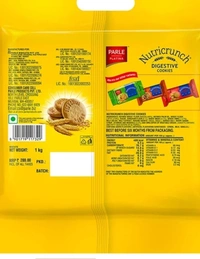 Parle Platina Nutri Crunch Clasic Desestive Cooke 10x100gm