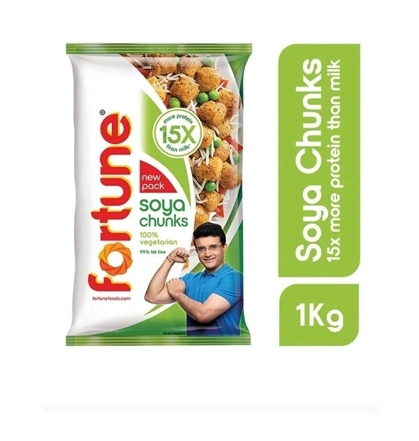 Fortune Soya Chunks 15x More Protin Then Milk