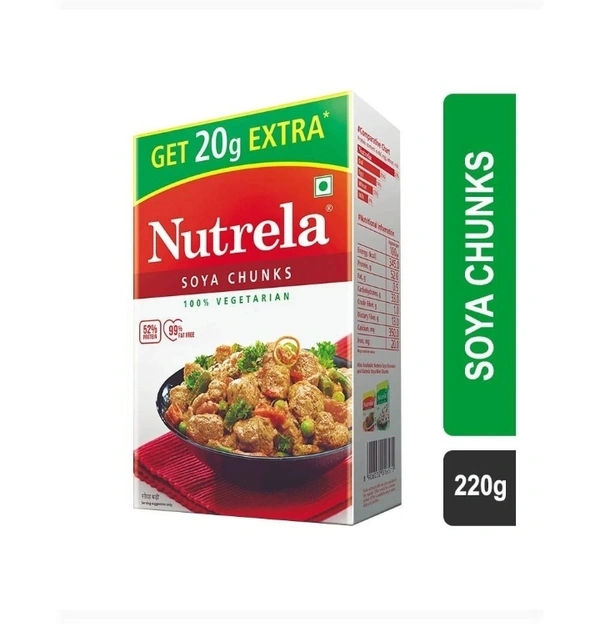Nutrela Soya Chunks 220gm 