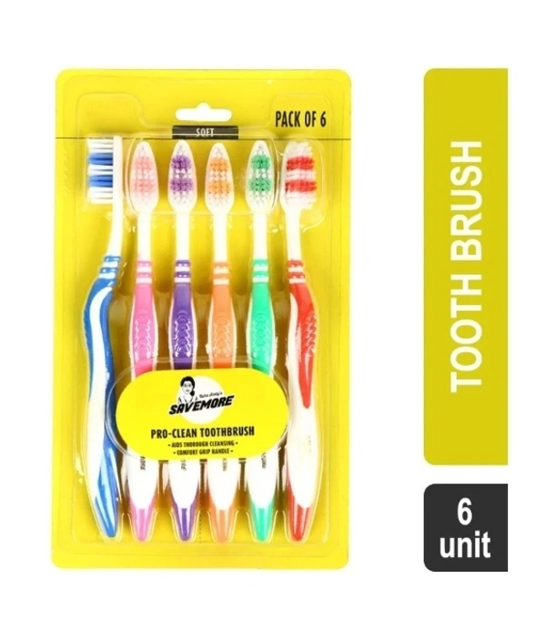 Save More Clean Soft Toothbrush 6units