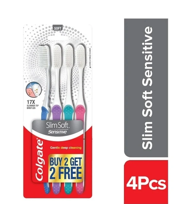 Colgate Slim Soft Sensetive Toothbrush Buy 2 Get 2 Free 