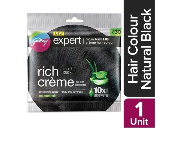 Godrej Expert Rich Cream Natural Black Colour Hair Colour 