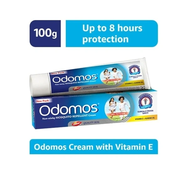 Odomos Mosquito Cream With Vitamin E 100gm