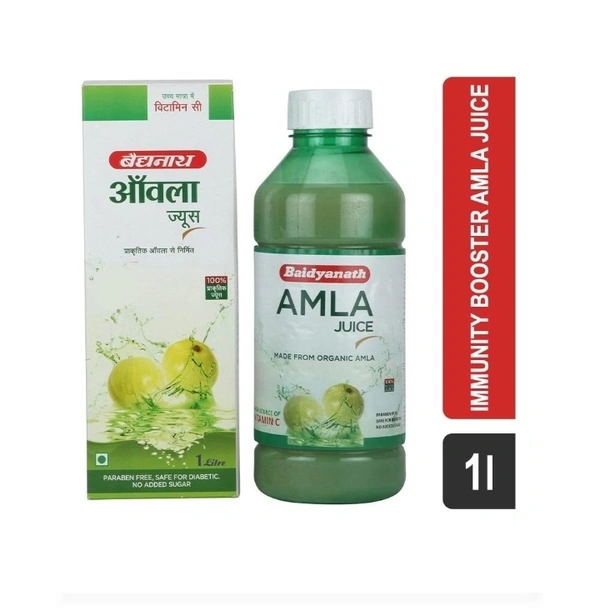 Baidyanath Rich In Vitamin C & Natural Immunity Buster Amla Juice 1liter