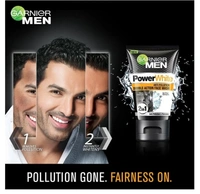 Gerniar Men Power White Anti Pollution Double Action Face Wash 100gm