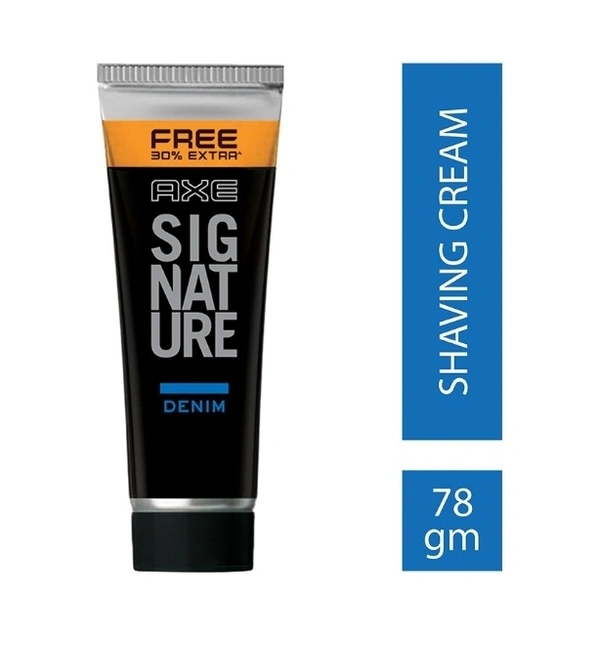 Axe Signature Denim Leather Shaving Cream 78gm