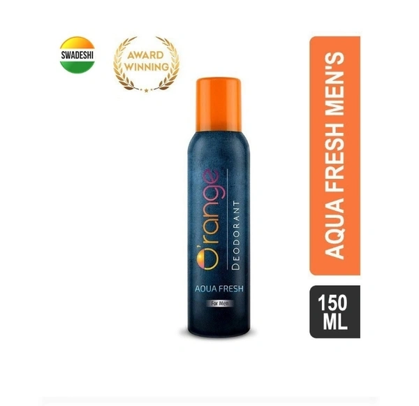 Orenge Aqua Fresh Men's Deodorant 150gm
