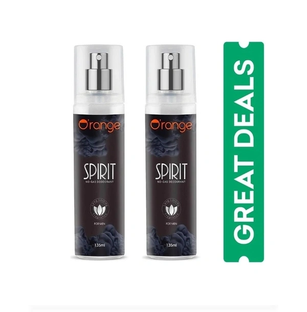 Orenge No Gas Sprit Men's Deodorant 135mlx2