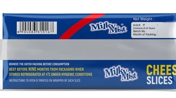 Milky Mist Cheese Slice 476gm