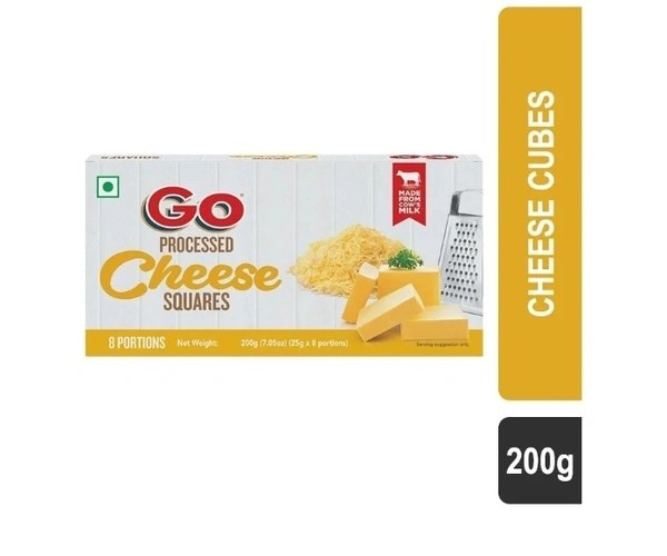 Go Squares Cheese Slice 200gm
