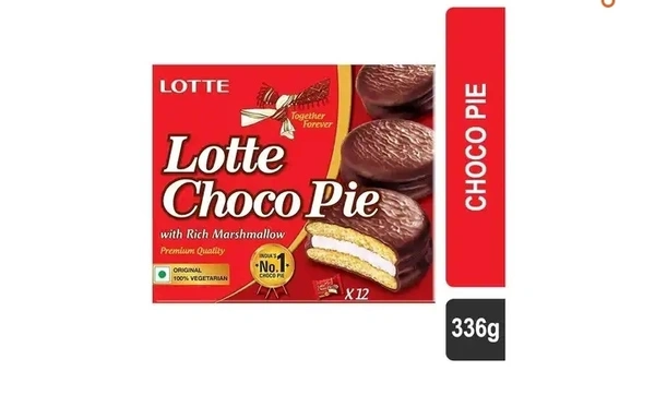 Lotte Chocolate Pie 12pcs 336gm