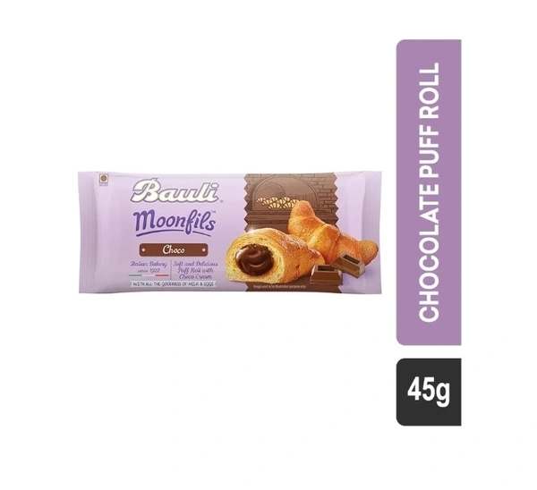 Bauli Moonfills Choklate Puff Role 45gm