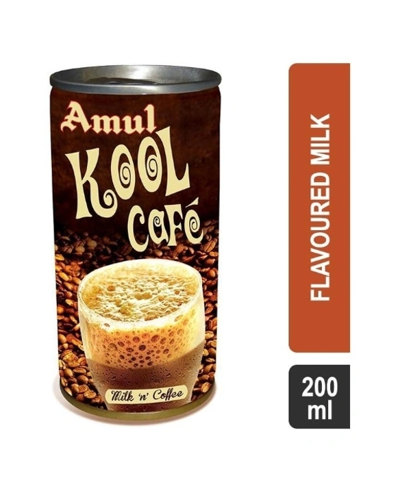 Amul Kool Cafe Milk & Coffee Flaver Milk Can 200ml